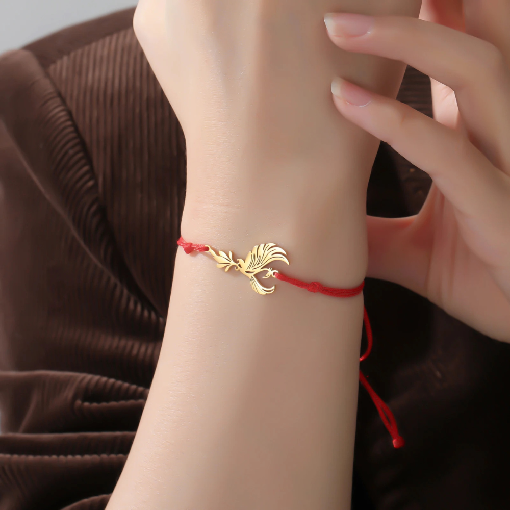 Bracelet Phoenix Cordon or