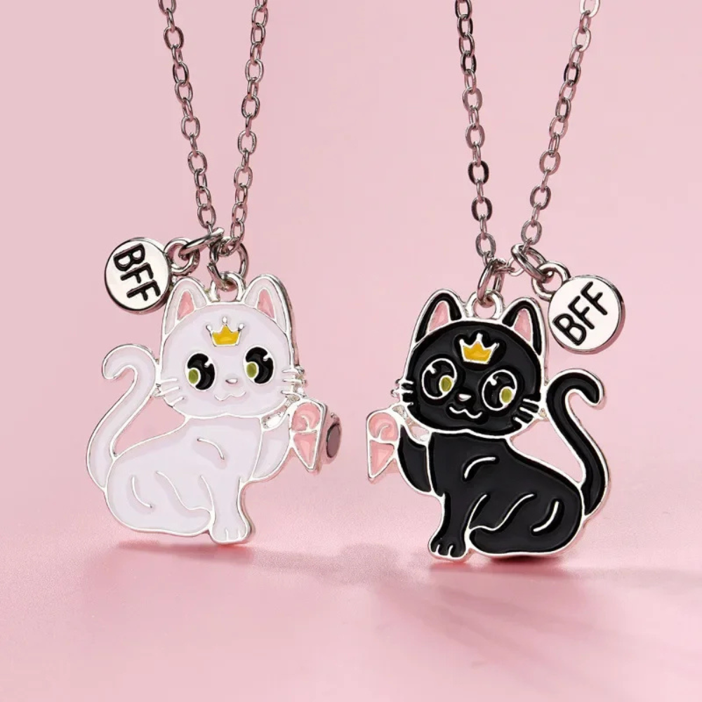 Collier avec Pendentif Love et patte de chat rose fushia – Boutique Collier avec Pendentif Love et patte de chat rose fushia – Boutique