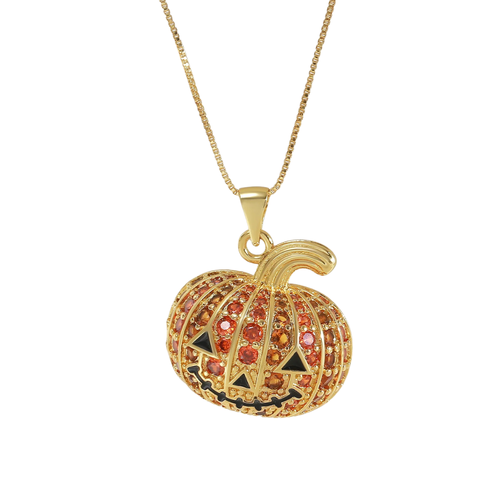Collier Citrouille Halloween