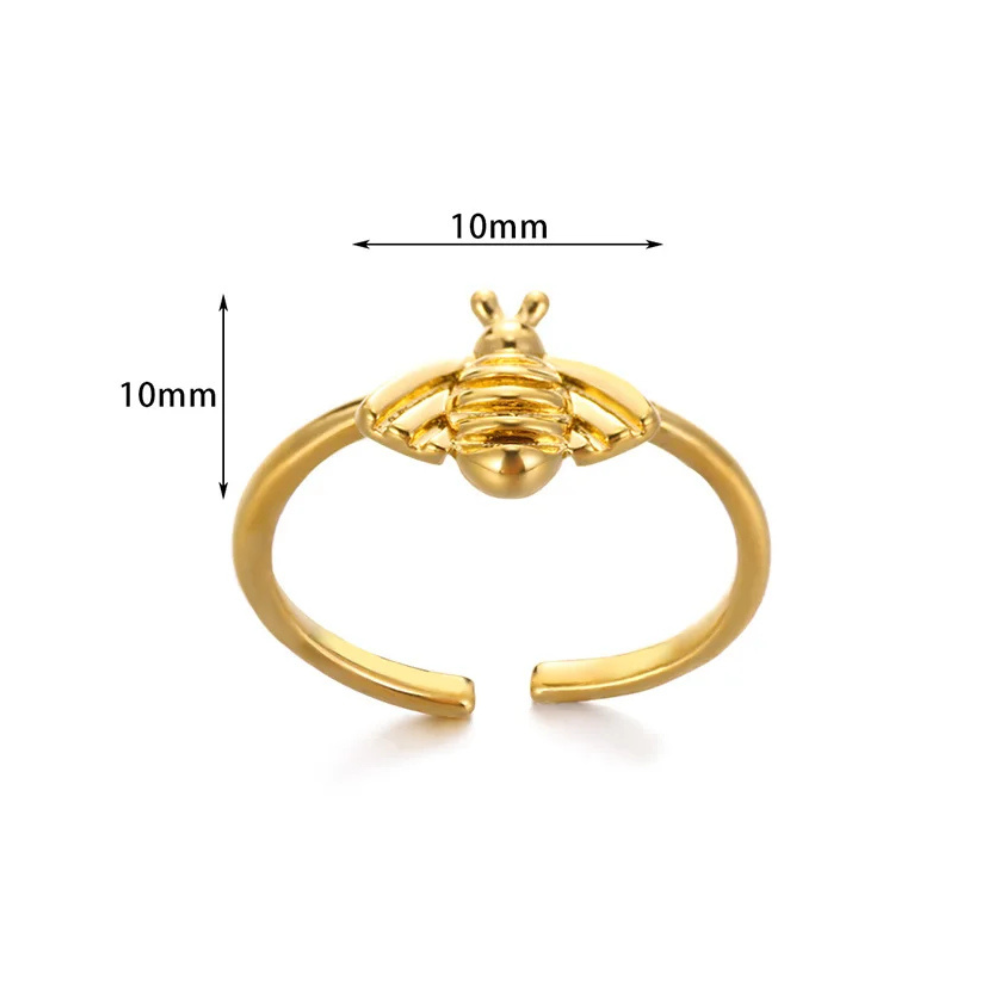 Bague Petite Abeille or