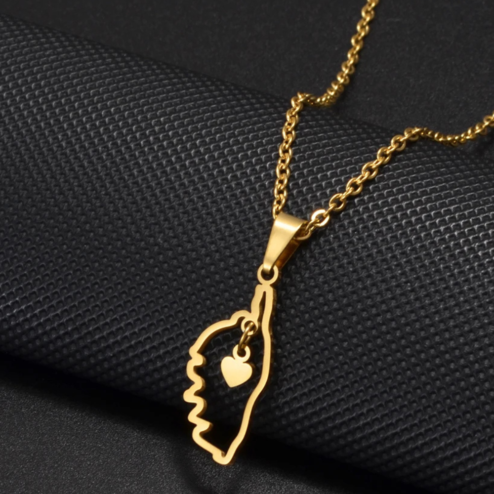 Collier Corse Femme or
