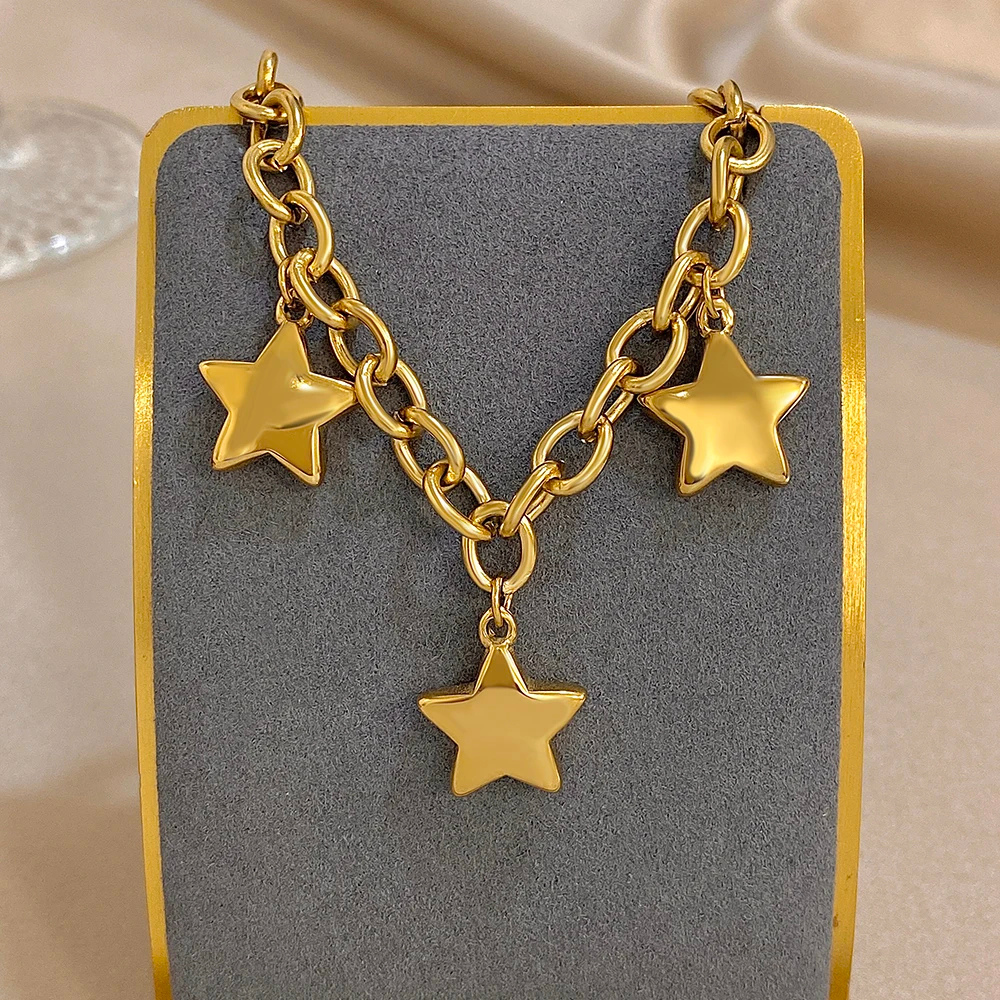 Bracelet Trois Étoiles acier