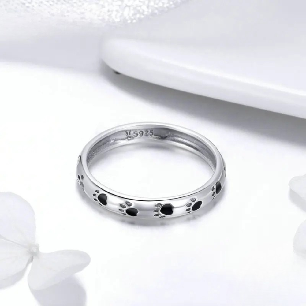 Bague Patte de Chien Élégante femme
