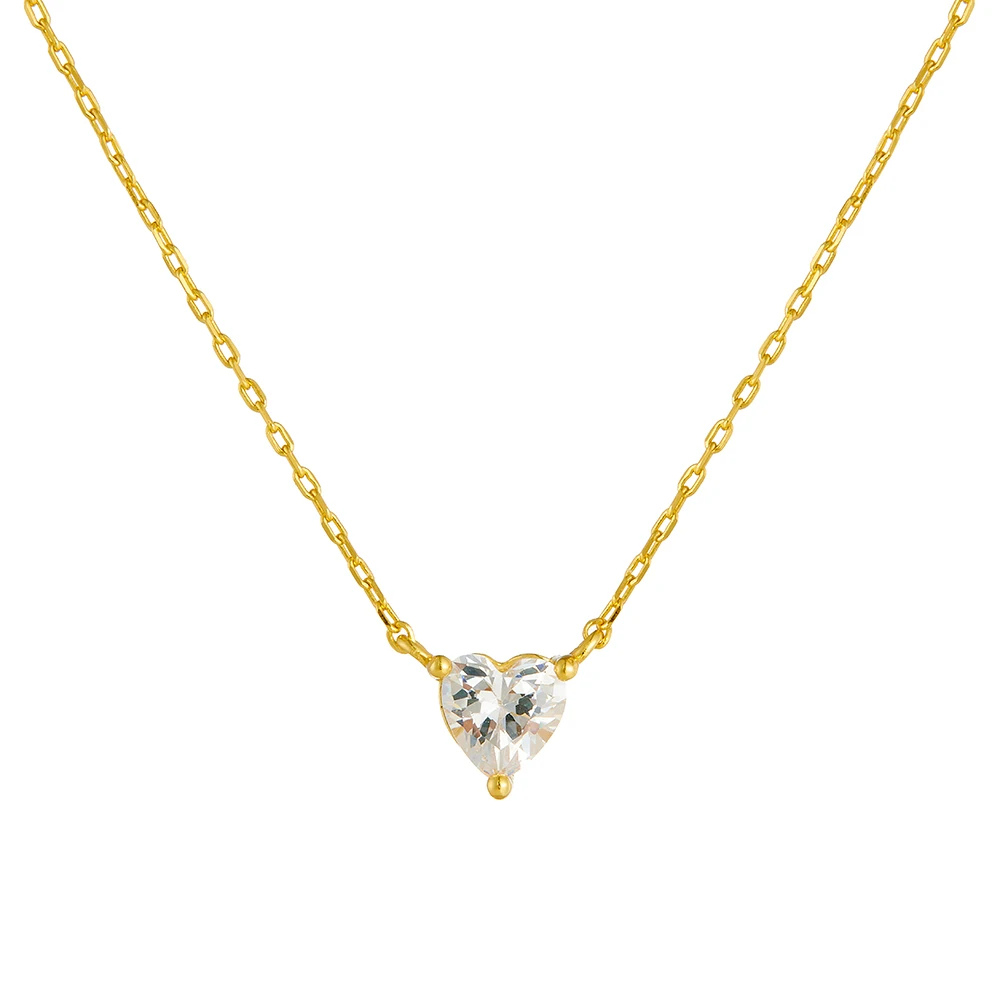 Collier Diamant Cœur