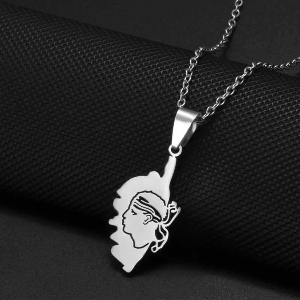 Collier Corse Homme argent