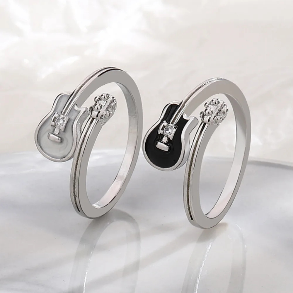 Bague Guitare Argent blanc