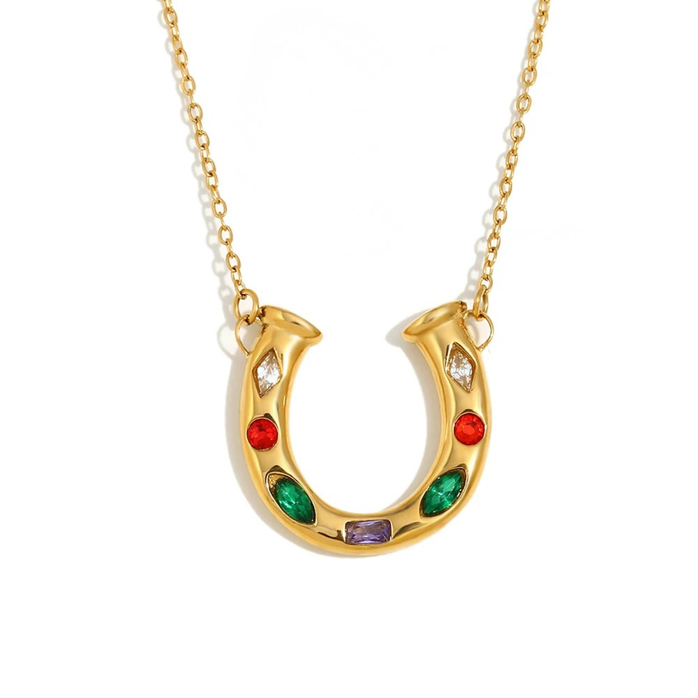 Collier Fer à Cheval Porte-Bonheur