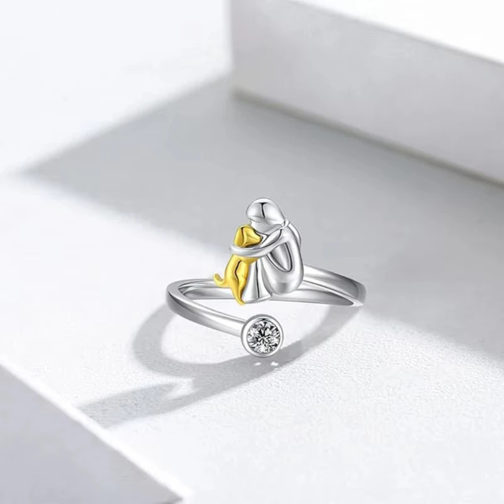 Bague Chien diamant