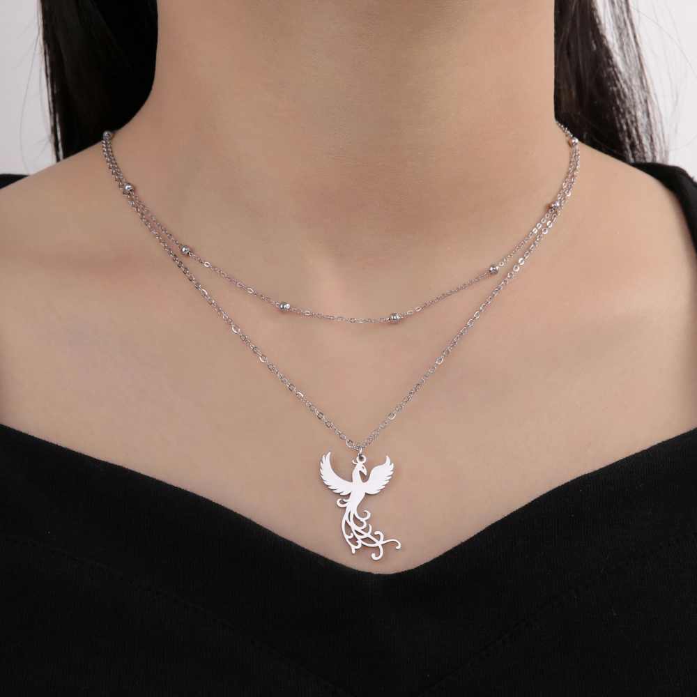 Collier Phoenix Femme pas cher