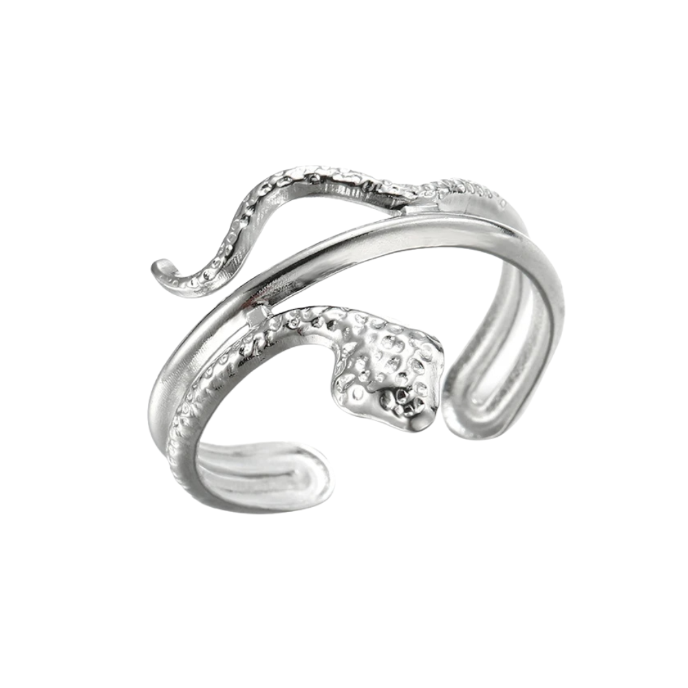 Bague Serpent Ouverte argent
