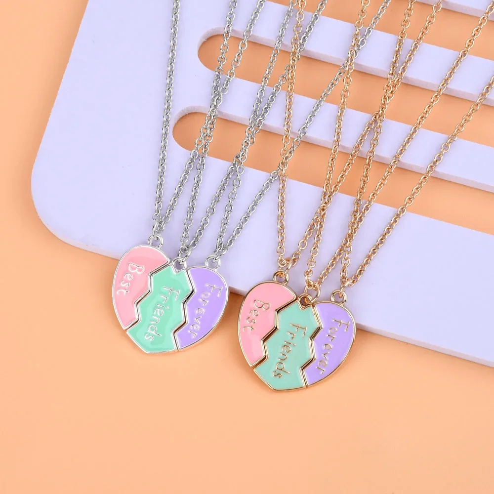 Collier Best Friends Forever coeur