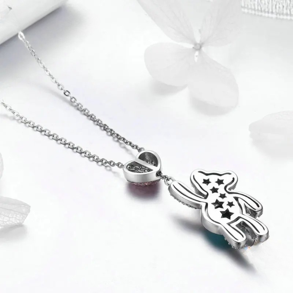 Collier Nounours Argent femme