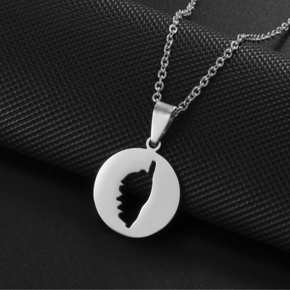 Collier Breloque Corse argent