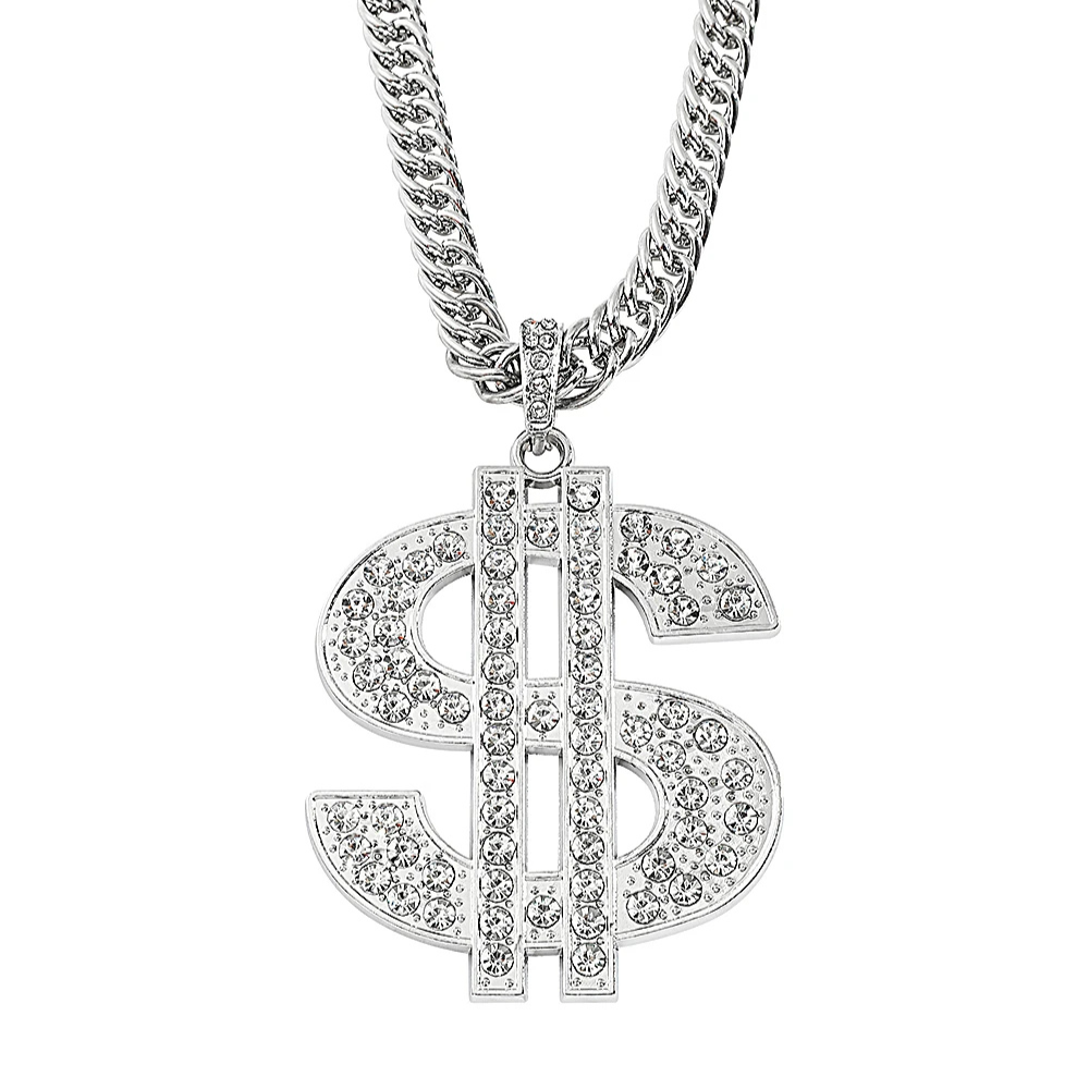 Collier Dollar Argent