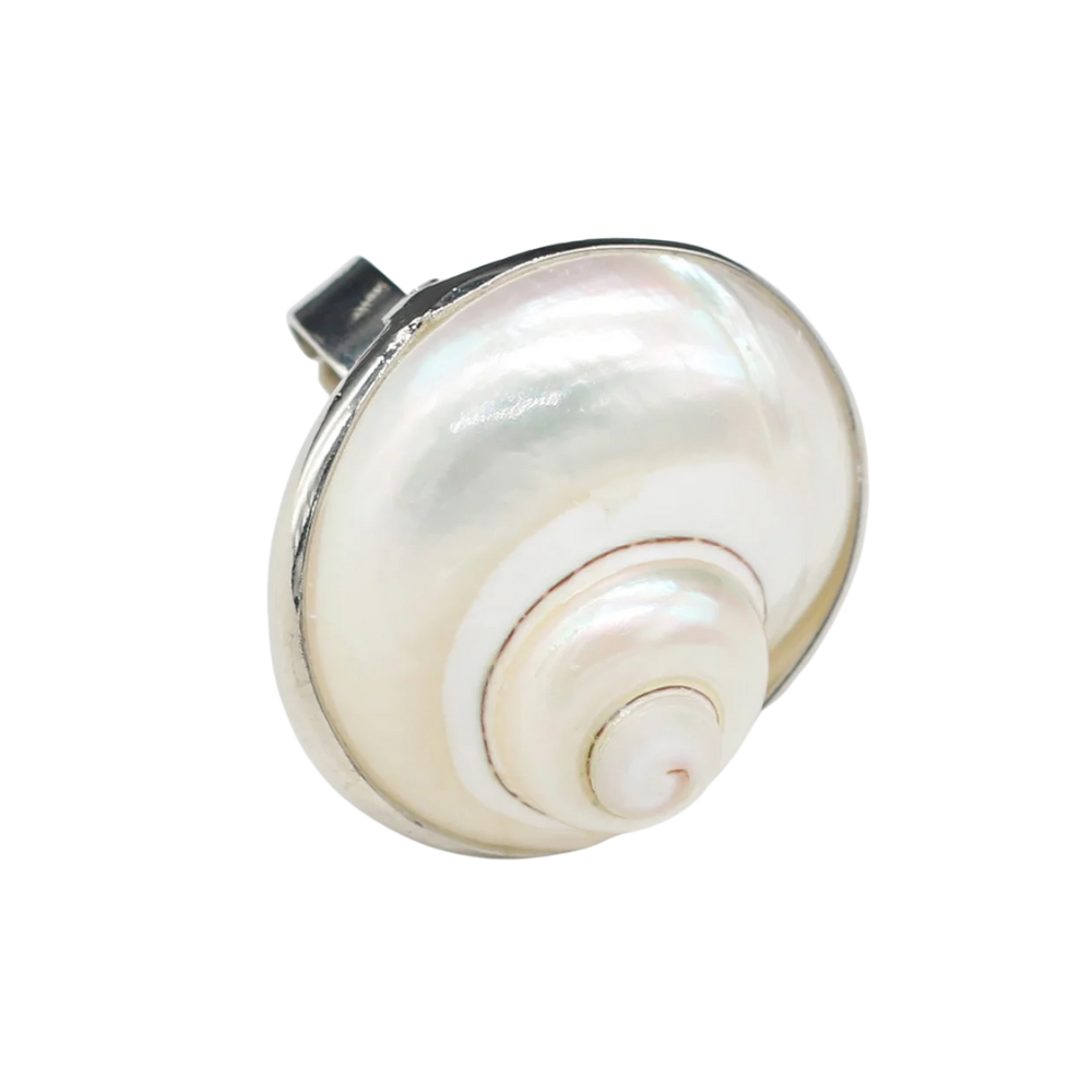 Bague Escargot Blanc