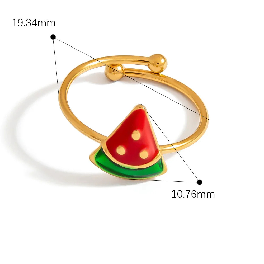 Bague Pastèque Femme or