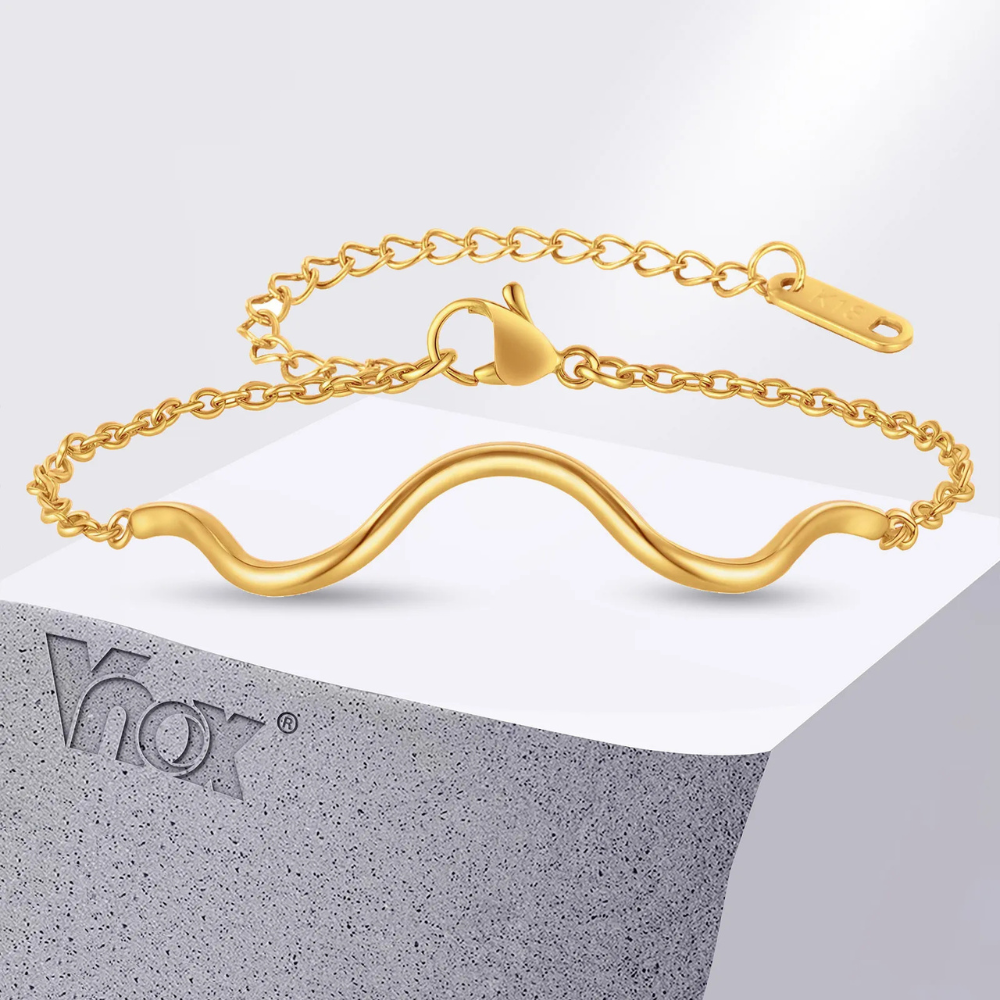 Bracelet Ondulé or