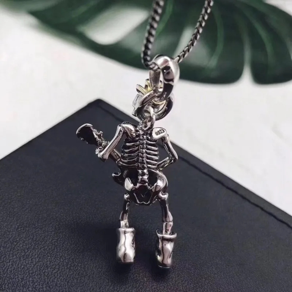 Collier Squelette argent