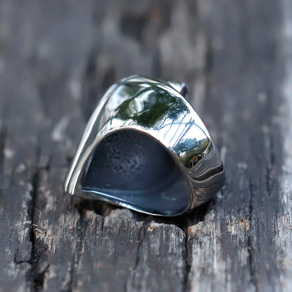 bague As de Pique Tête de Mort