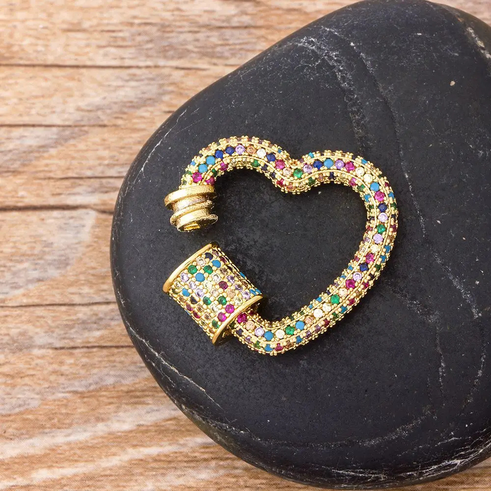 Collier Coeur Doré Strass Couleur doré