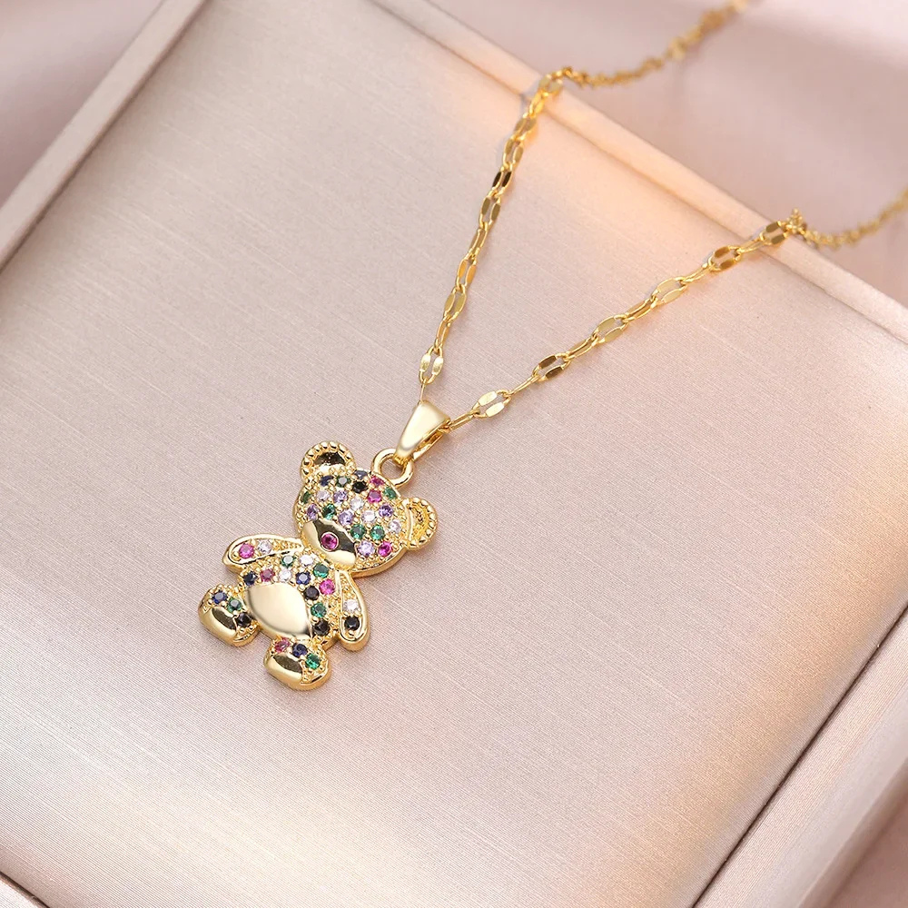 Collier Ourson Multicolore femme