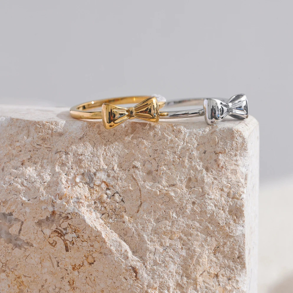 Bague Noeud Papillon argent 