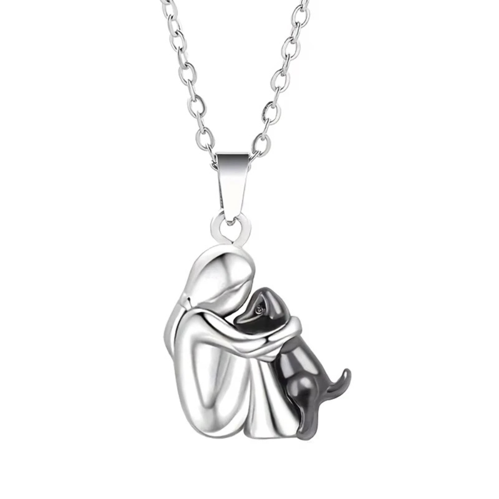 Collier Chien argent