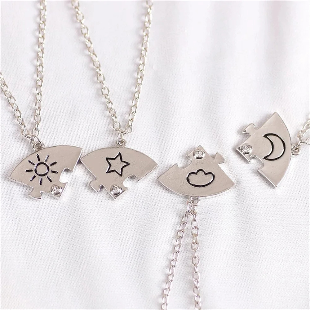 Collier bff pour 4 argent