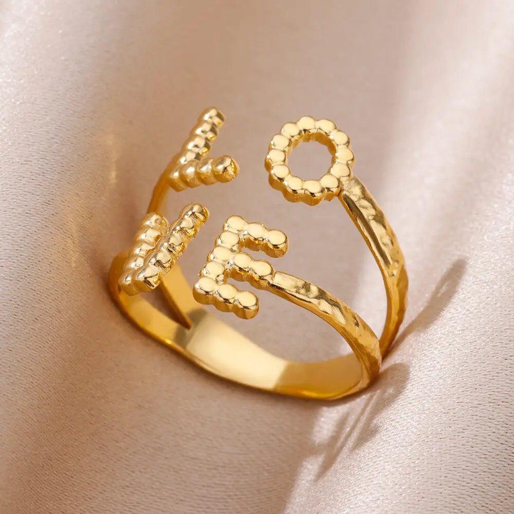 Bague Love Lettre femme