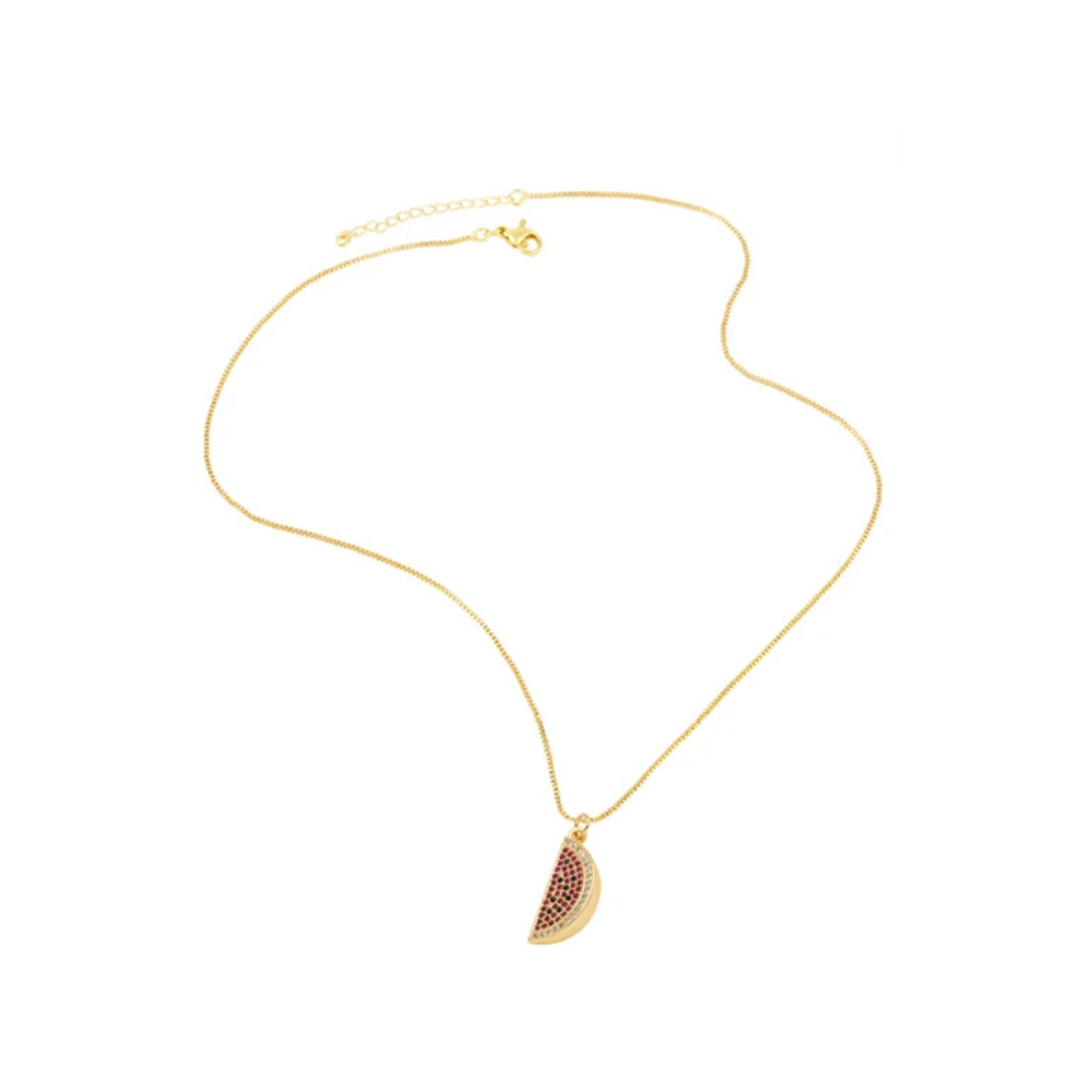 Collier Pastèque strass