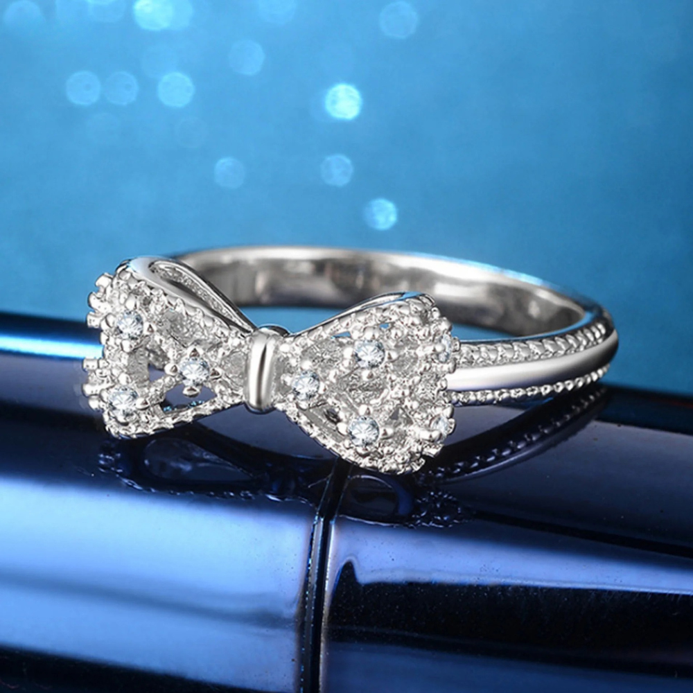 Bague Noeud Papillon Argent femme