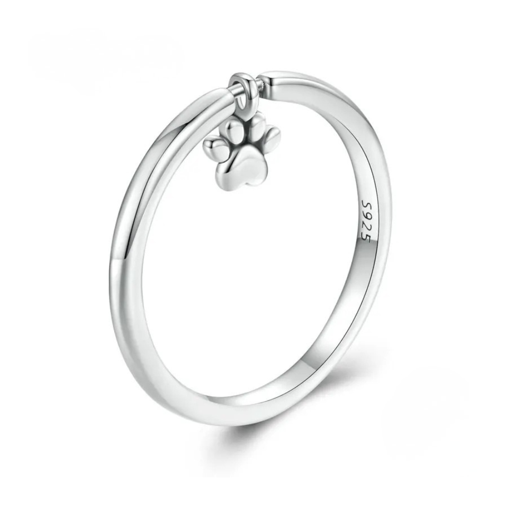 Bague Patte de Chien Argent