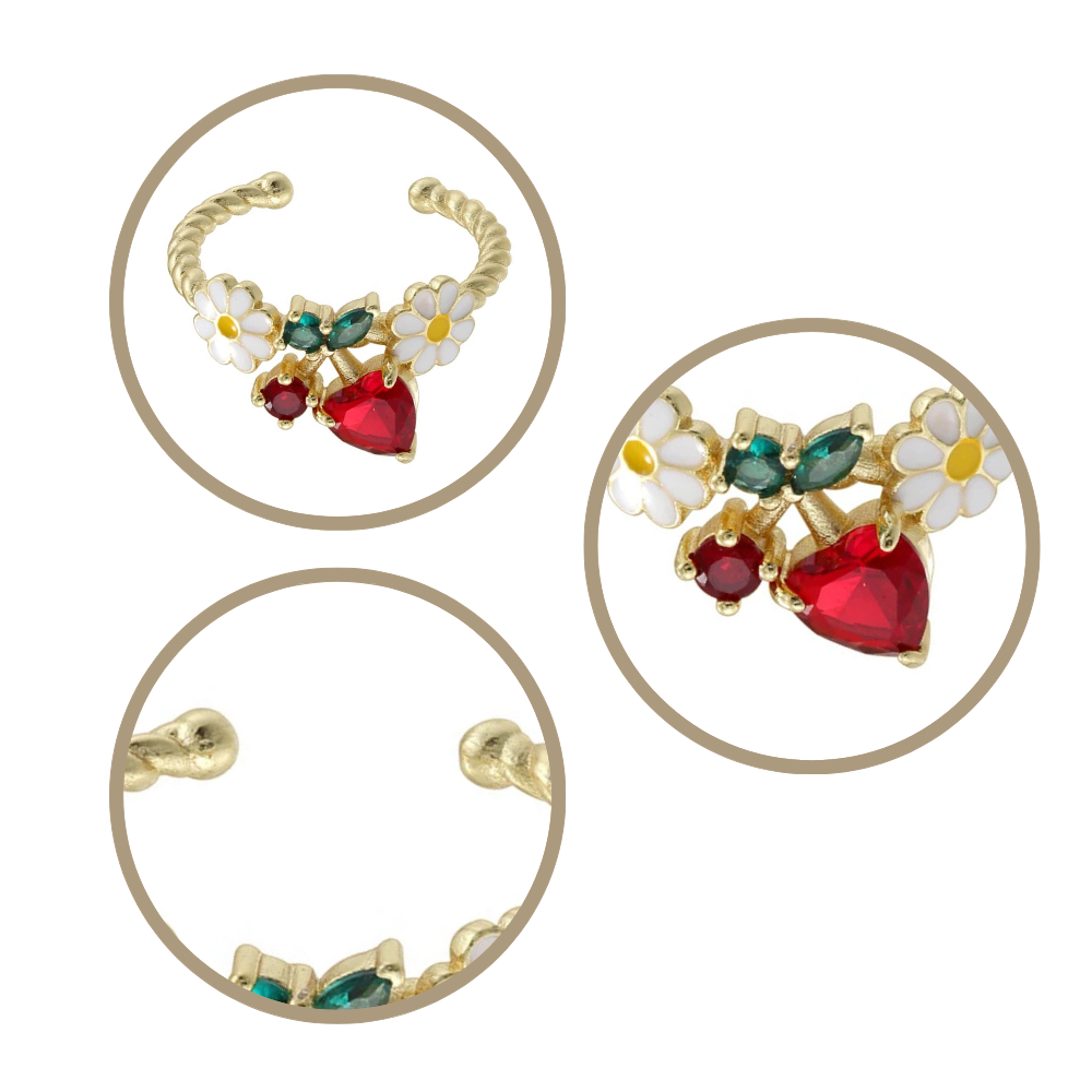 Bague Cerise Marguerite