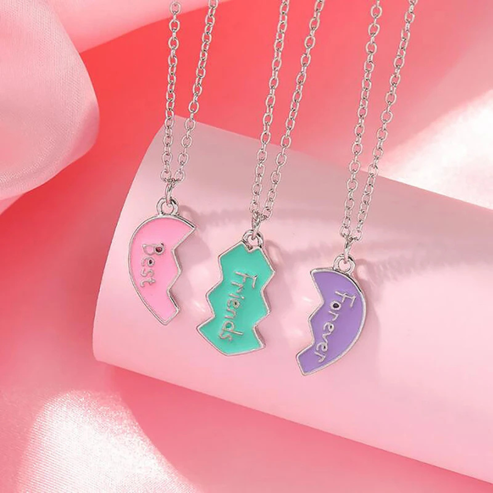 Collier bff pour 3