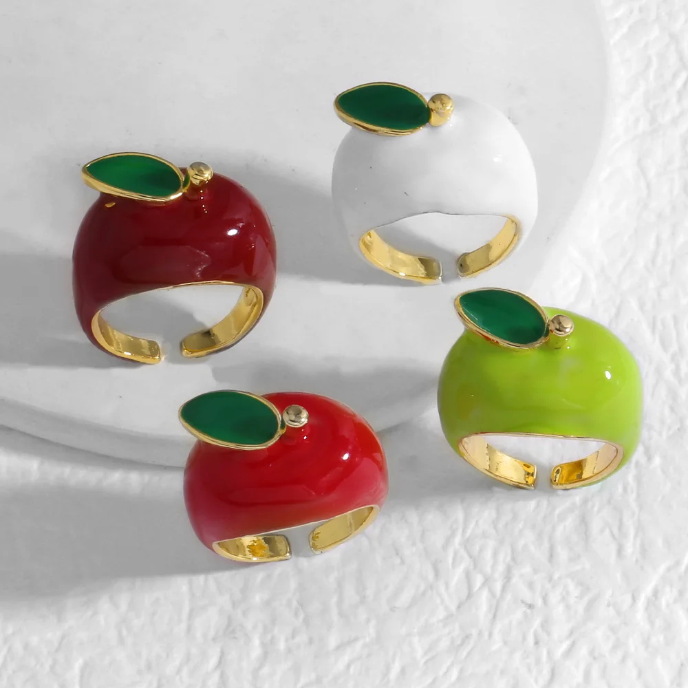 Bague Pomme resine