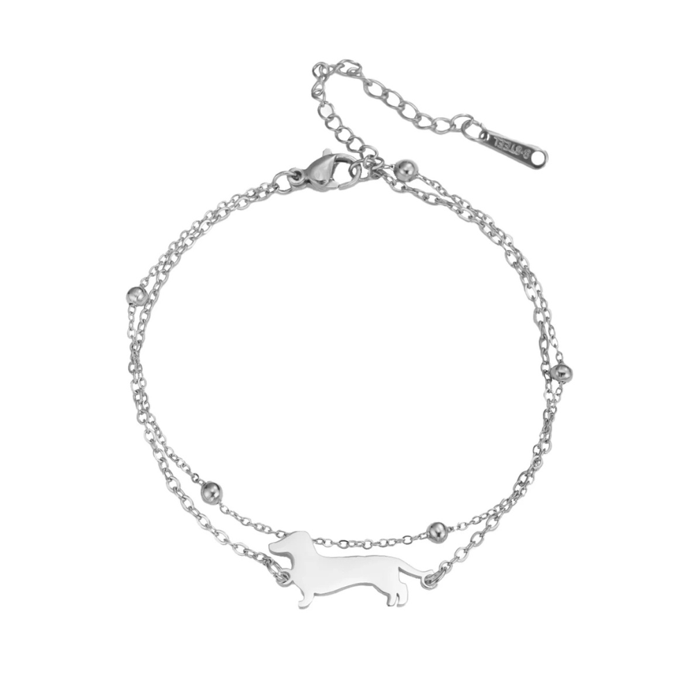 Bracelet Teckel argent