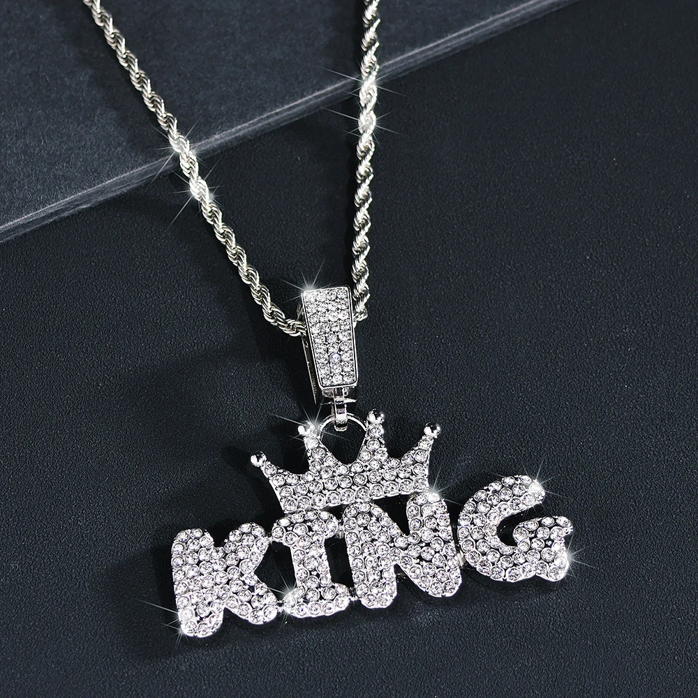 Collier King argent