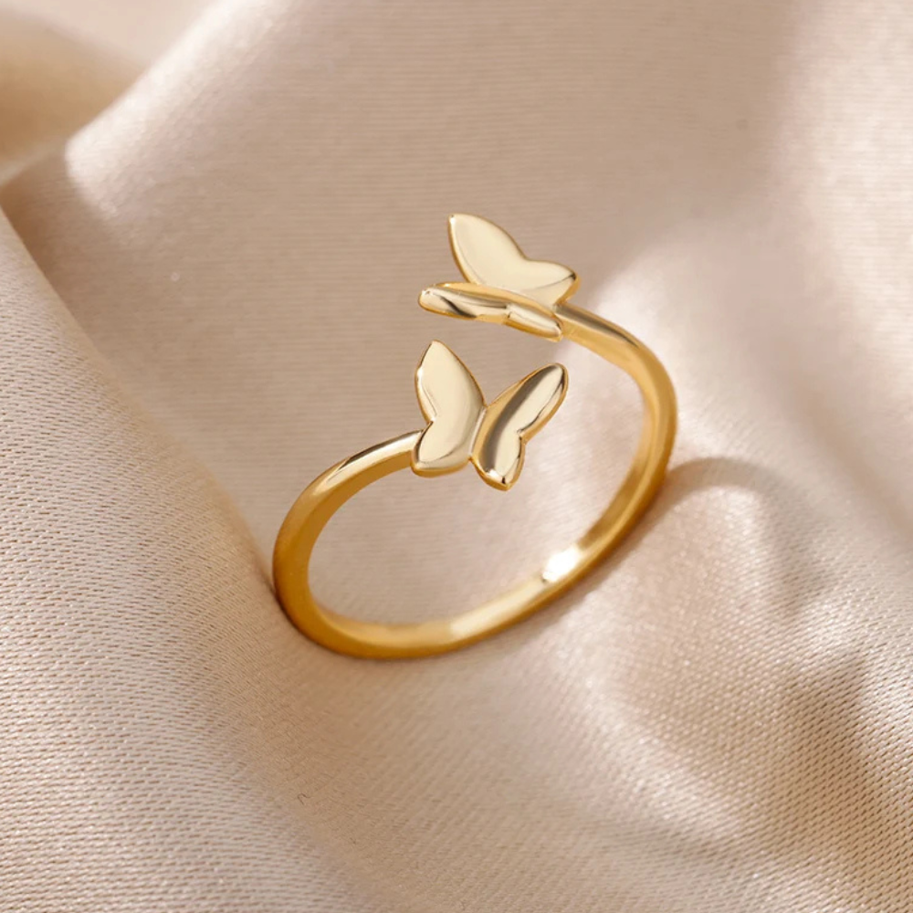 Bague Papillon or femme