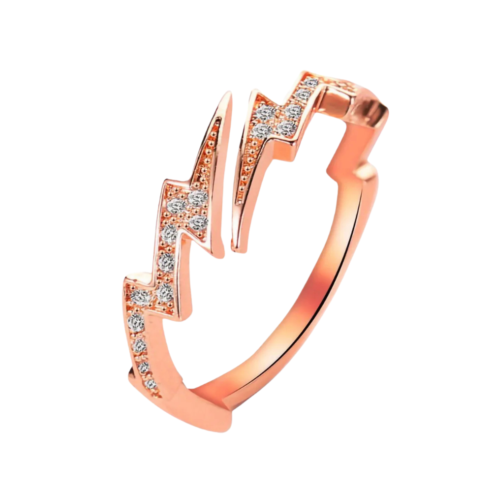 Bague Éclair Rose