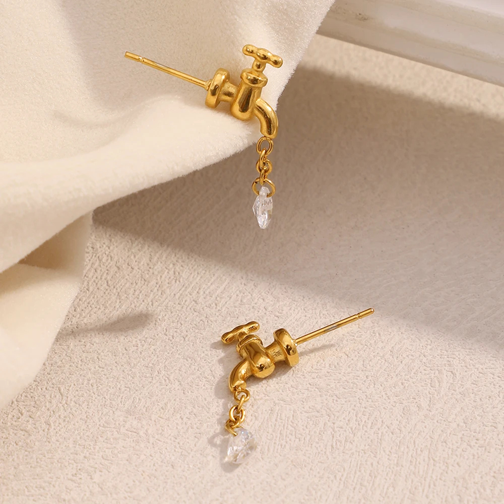 Boucles d'Oreilles Robinets originales