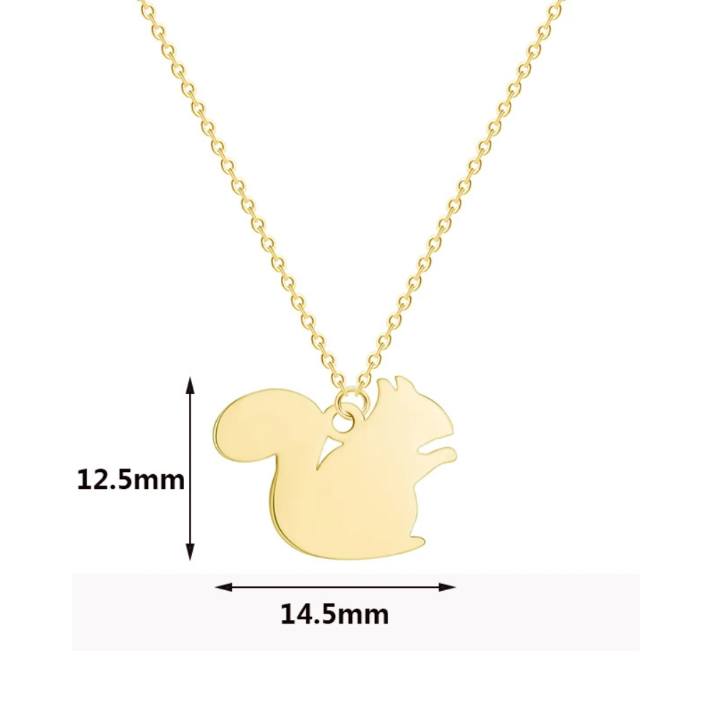 Collier Écureuil Femme taille
