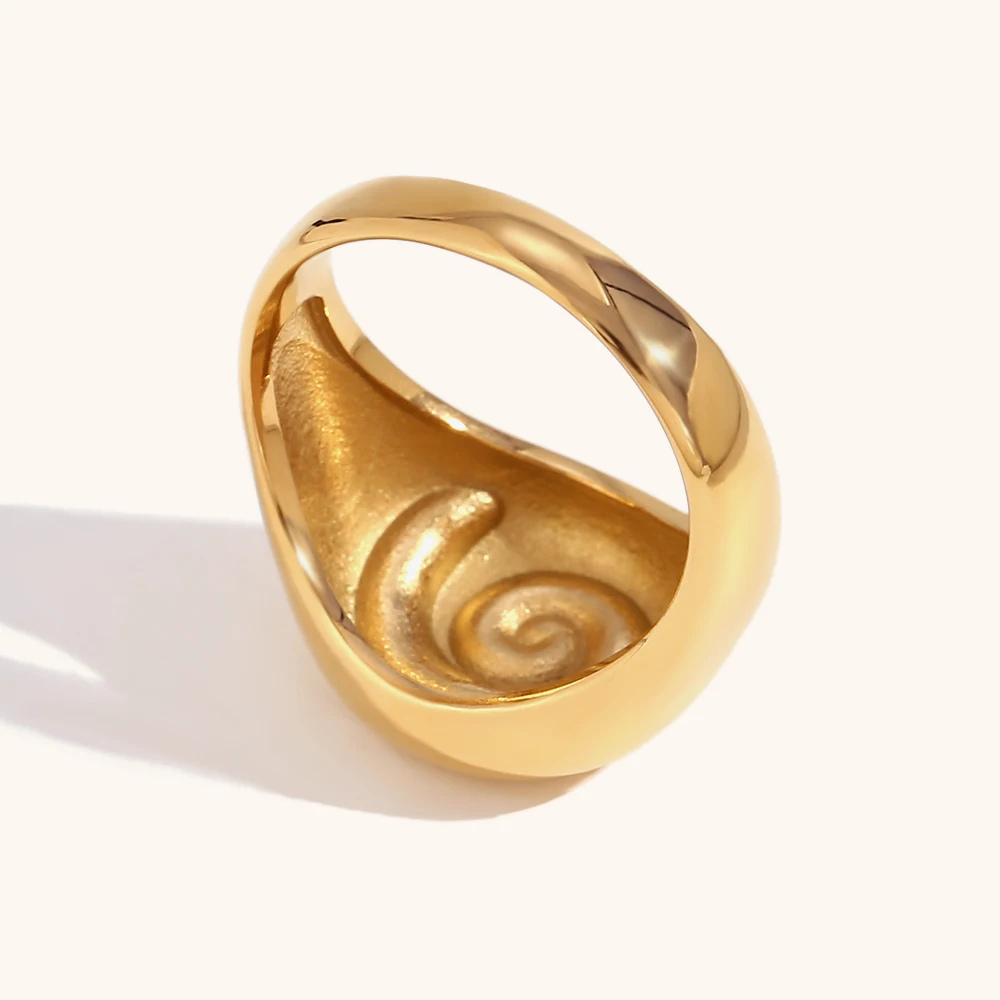 Bague Escargot Femme or