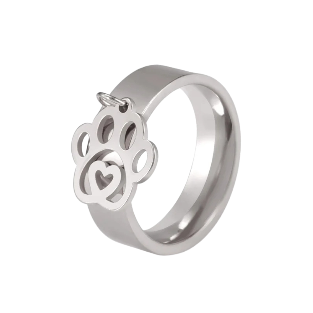 Bague Breloque Patte de Chien