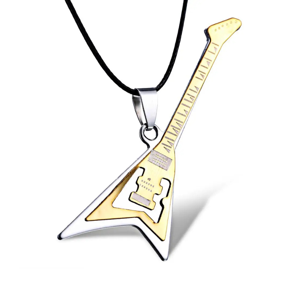 Collier Corde Guitare rock