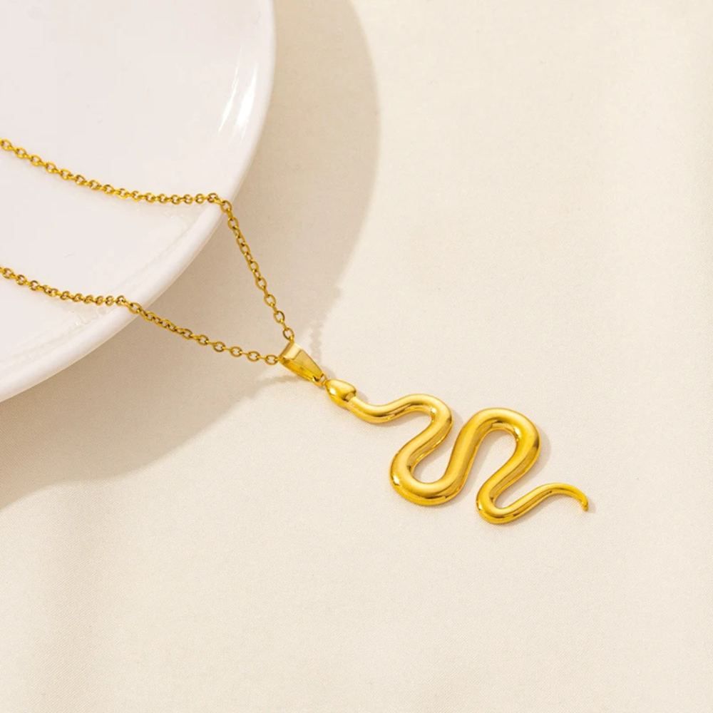 Collier Serpent Minimaliste doré