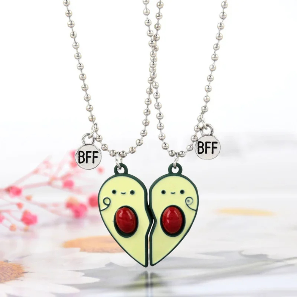 Collier BFF Avocat vert