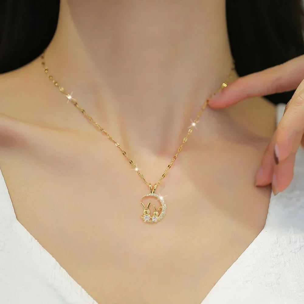 Piercing nombril pendant lapin playboy strass diamant acier doré y2k glamour - Montres & Bijoux Piercing nombril pendant lapin playboy strass diamant acier doré y2k glamour - Montres & Bijoux