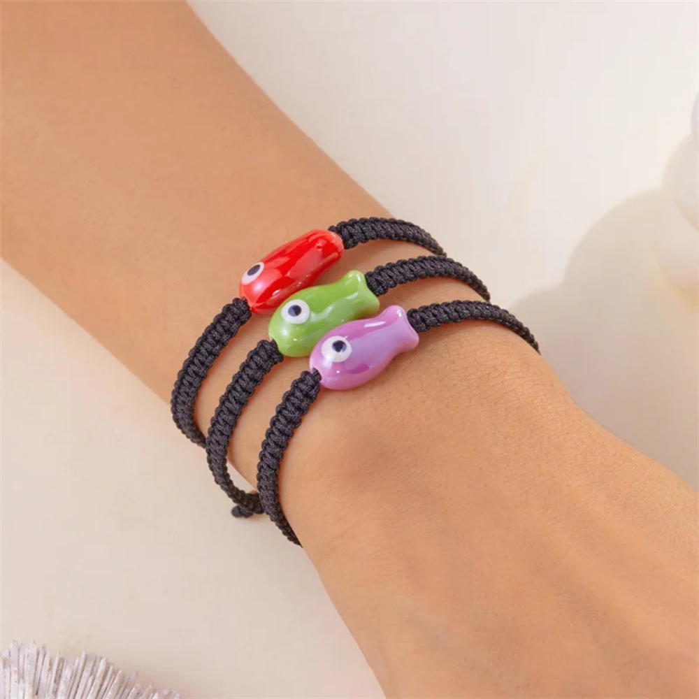 Bracelet Tissu Poisson femme