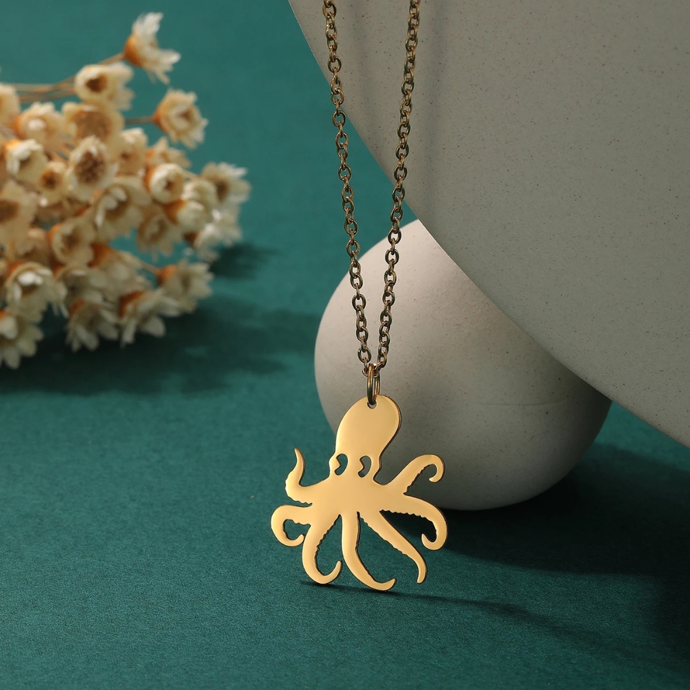 Collier Pieuvre or
