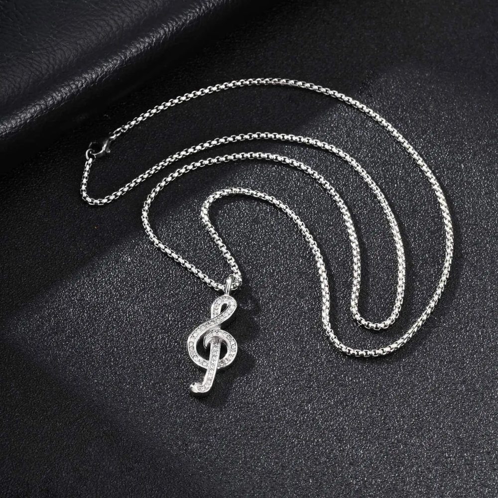 Collier Clé de Sol Homme chaine